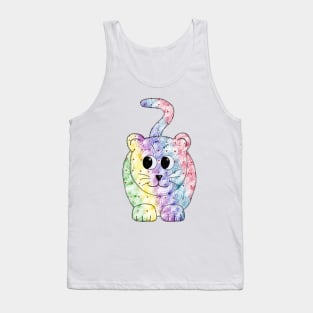 Regenbogenkatze Tank Top